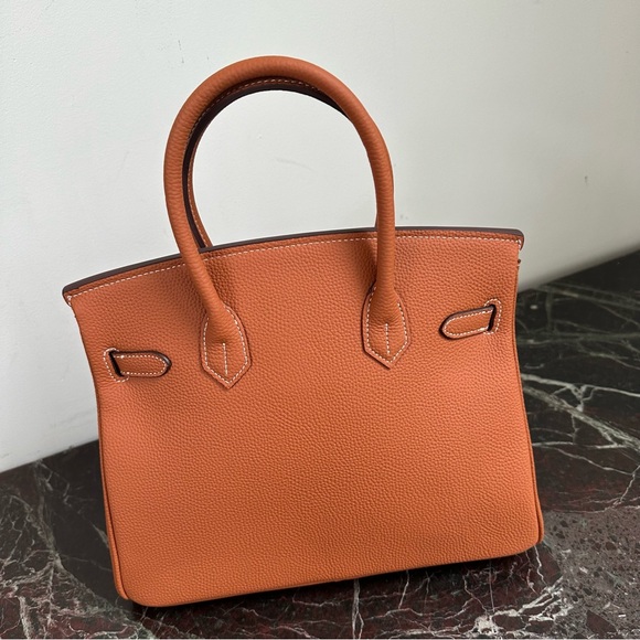 Classic Leather Purse crossbody Bag Gold Lock - Picture 10 of 15